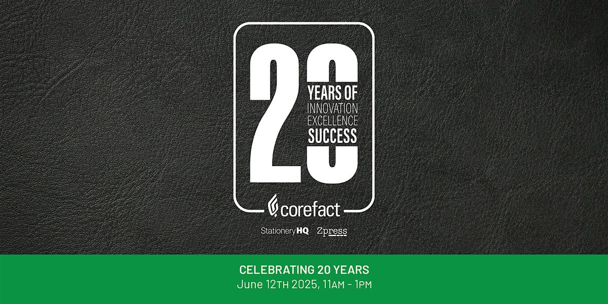 Corefact's 20th Anniversary Celebration, 12 June | Event in San Leandro | AllEvents