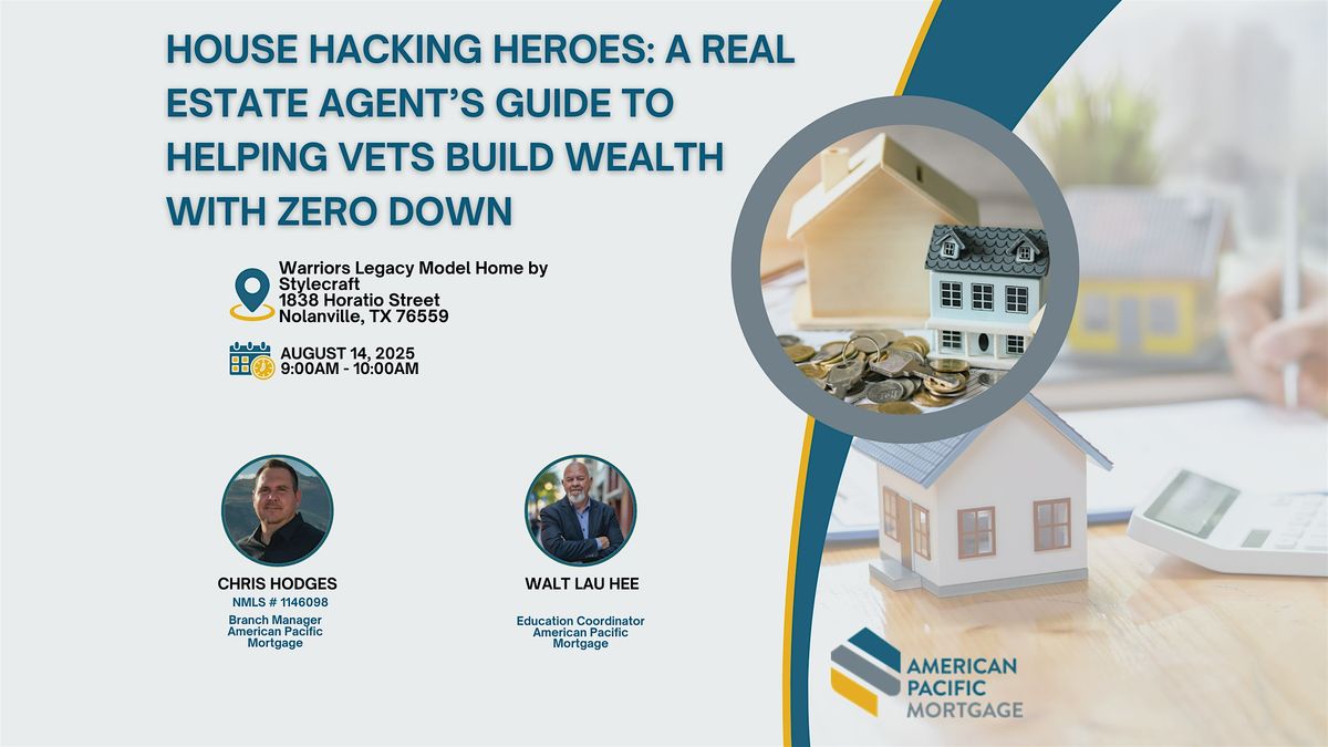 House Hacking with your VA Loan, 14 August | Event in Nolanville | AllEvents