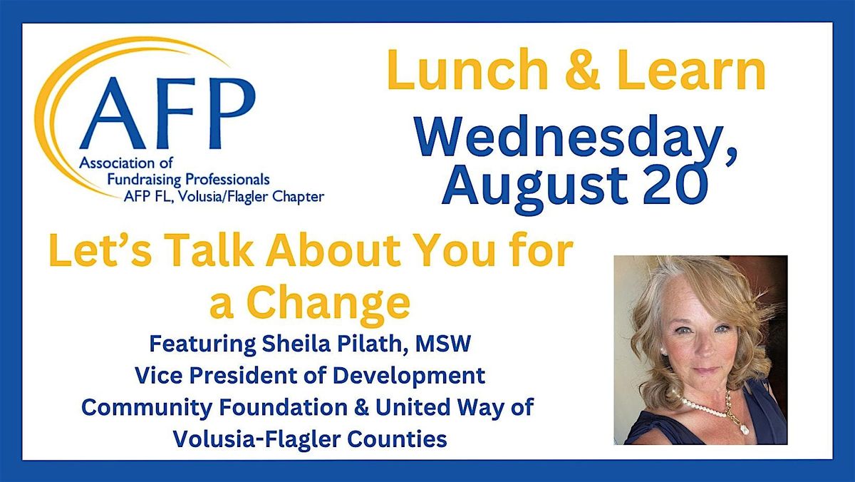 AFP Volusia/Flagler August Lunch & Learn, 20 August | Event in Daytona Beach | AllEvents