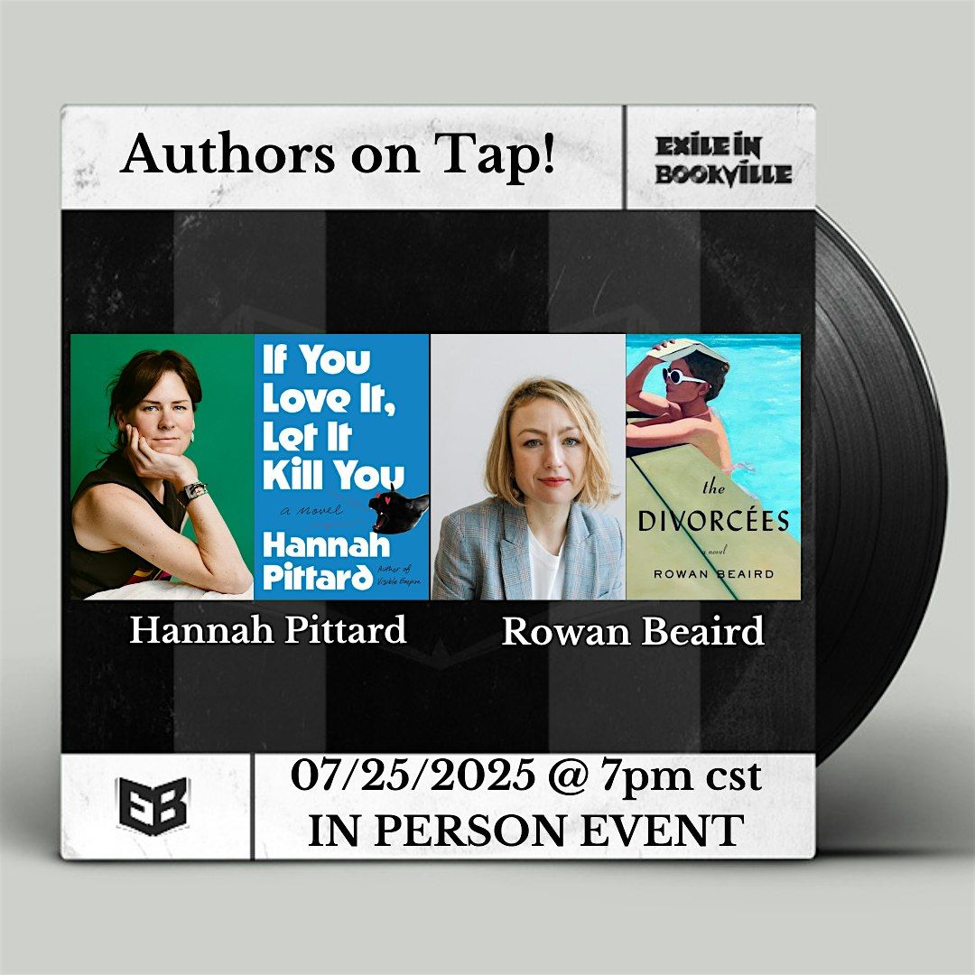 Authors on Tap:  Hannah Pittard and Rowan Beaird, 25 July | Event in Chicago | AllEvents