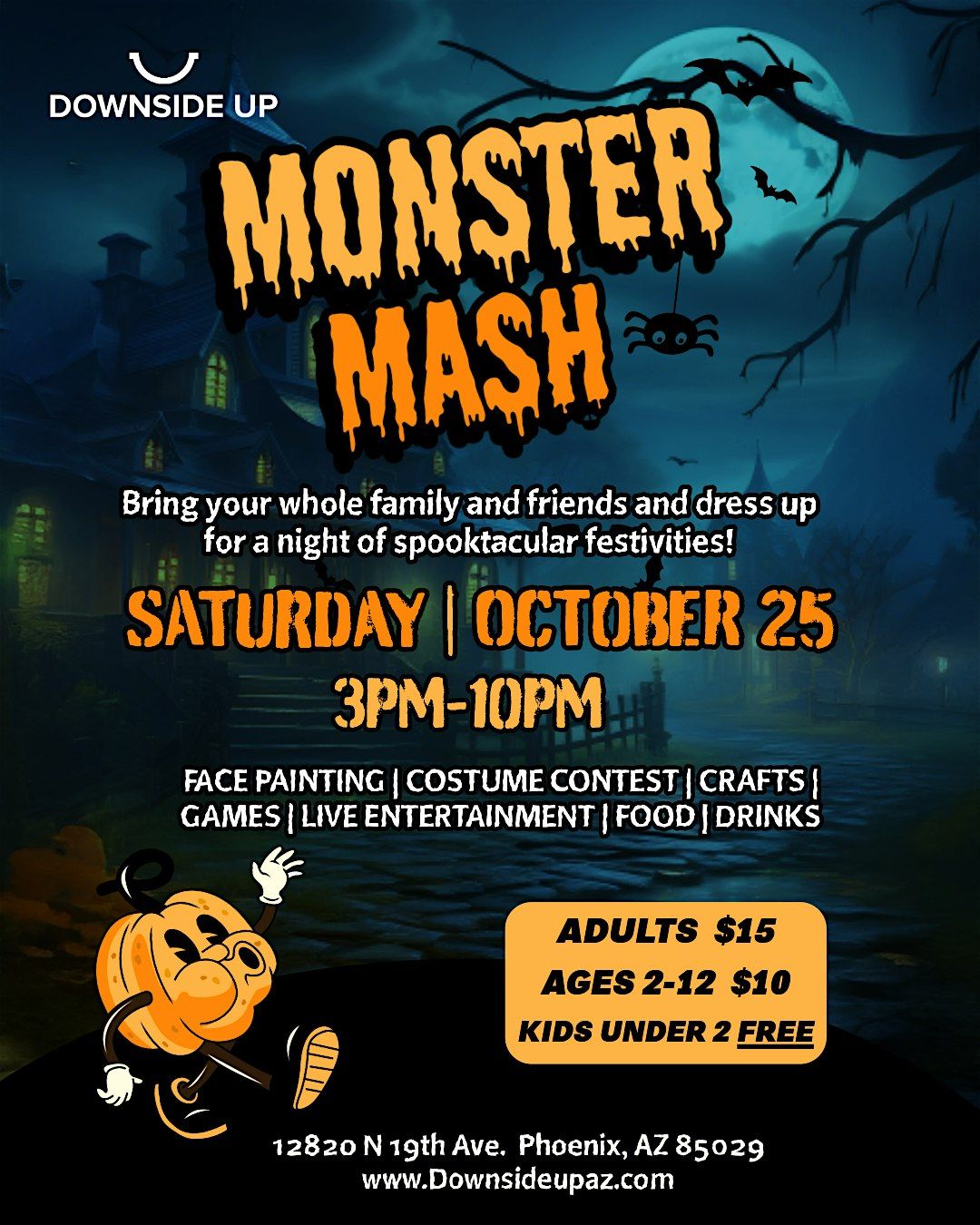 Monster Mash Halloween Bash, 25 October | Event in Phoenix | AllEvents