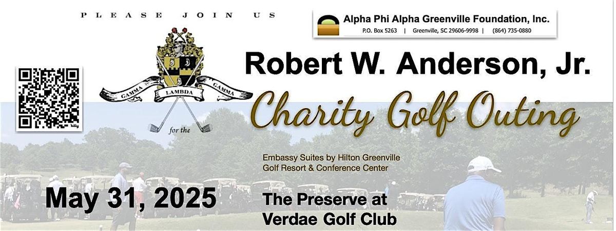 Robert W. Anderson Charity Golf Outing at the Preserve at Verdae Golf Club, 31 May | Event in Greenville | AllEvents