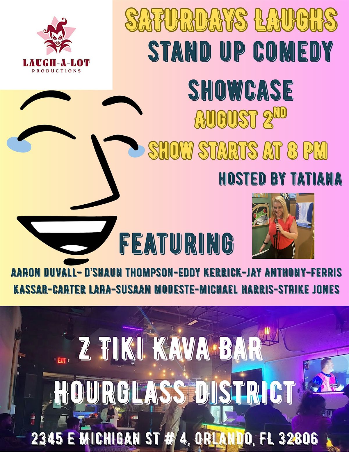 Saturday Laughs, 2 August | Event in Orlando | AllEvents