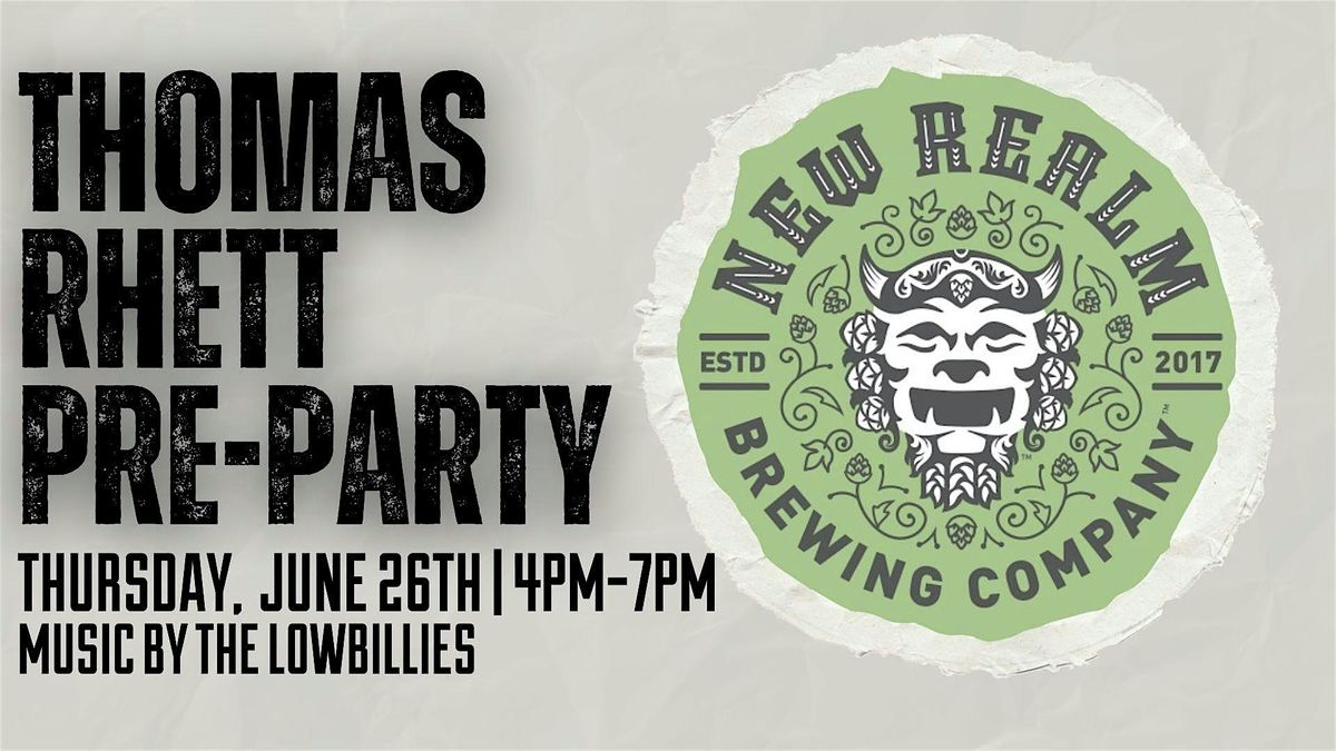 Thomas Rhett Pre-Party at New Realm Brewing, 26 June | Event in Charleston | AllEvents