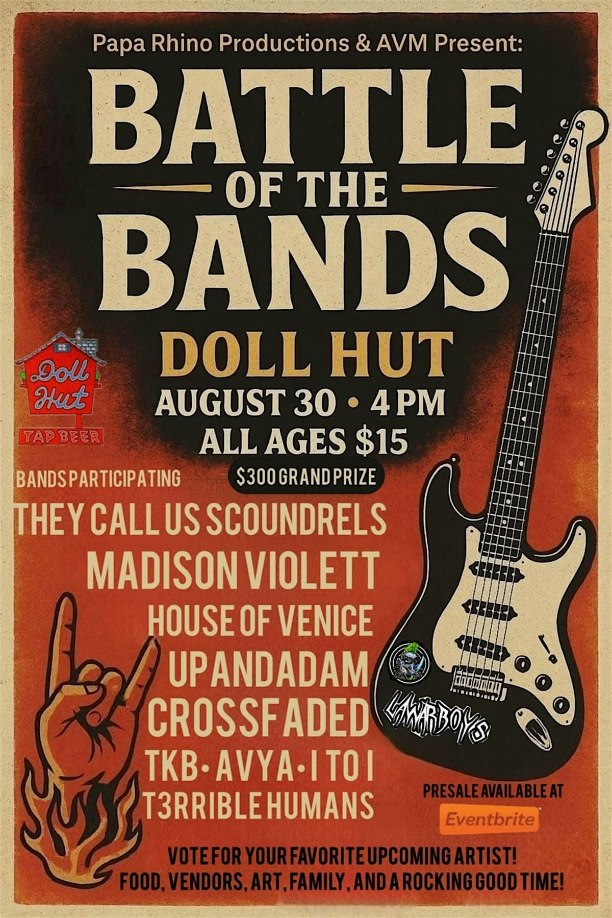 BATTLE OF THE BANDS VOL. 1, 30 August | Event in Anaheim | AllEvents