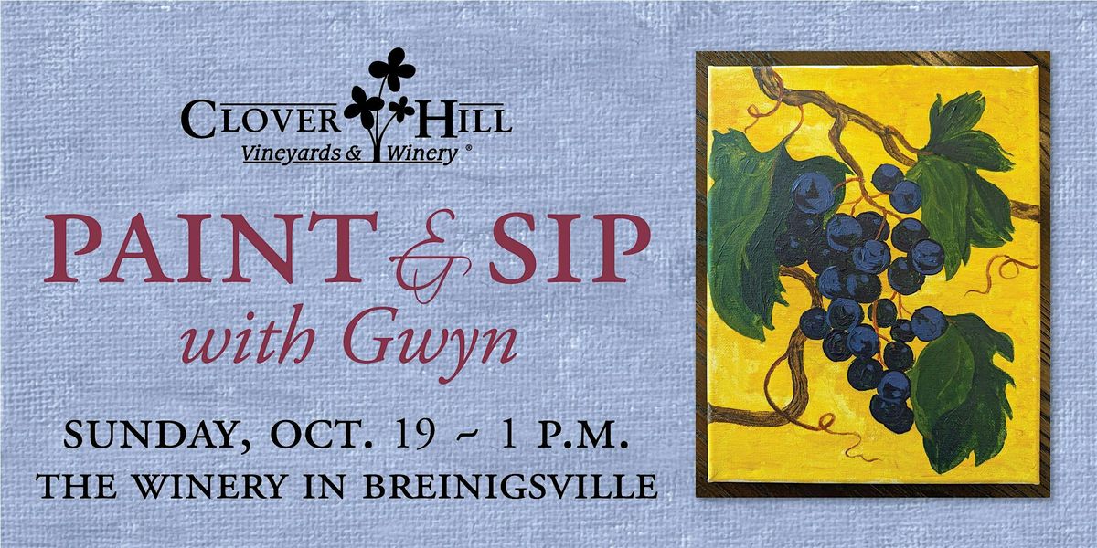 Paint & Sip with Gwyn, 19 October | Event in Breinigsville | AllEvents