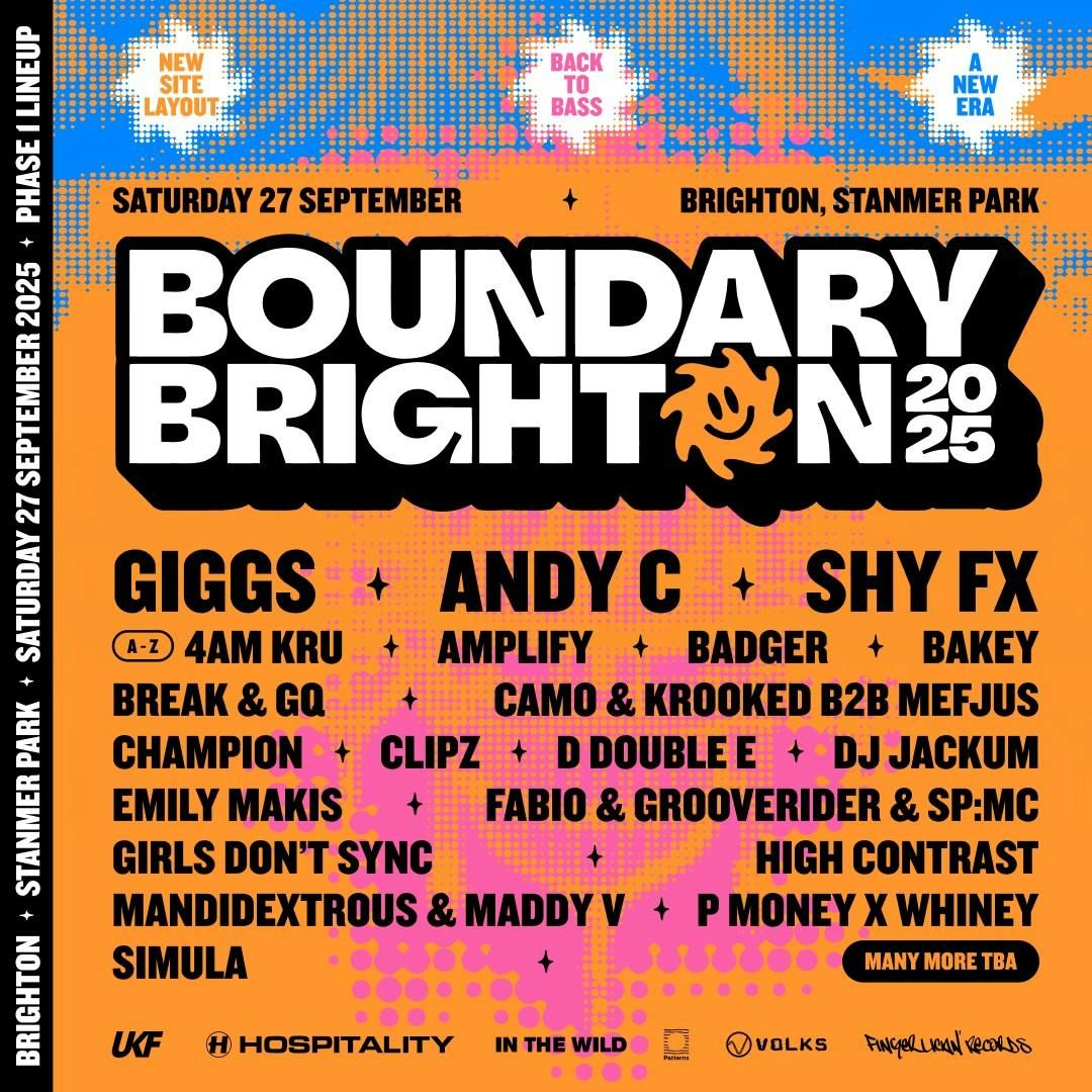 Boundary Brighton 2025, 27 September | Event in Kingston | AllEvents