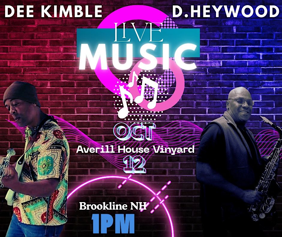 Dee Kimble  & D. Heywood, 12 October | Event in Brookline | AllEvents