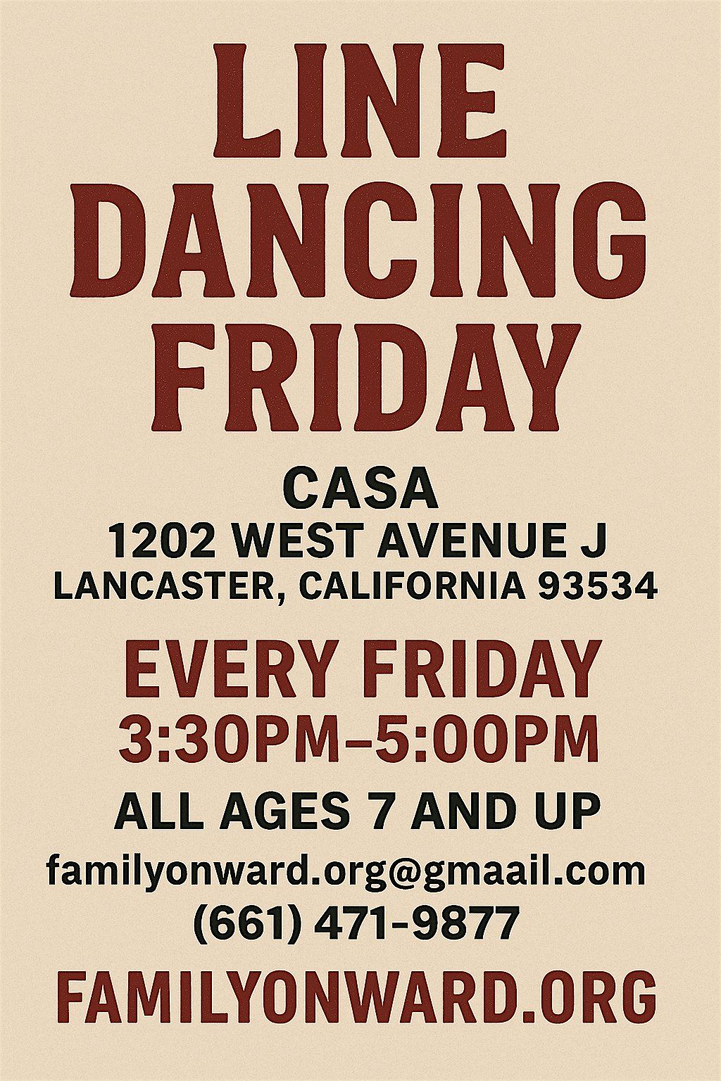 Line dancing every Friday, 21 November | Event in Lancaster | AllEvents
