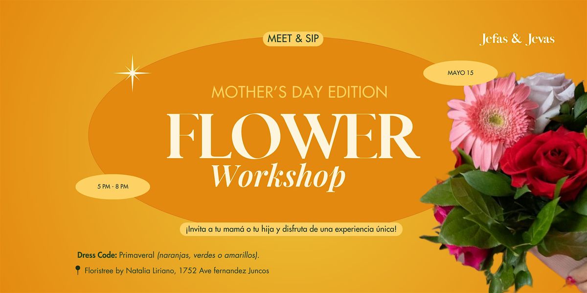 Flower Workshop: Mother's Day Edition, 15 May | Event in San Juan | AllEvents