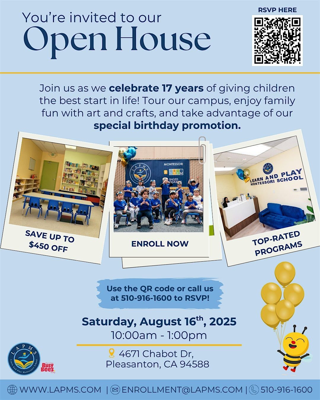 Learn And Play Open House - Pleasanton, 16 August | Event in Pleasanton | AllEvents