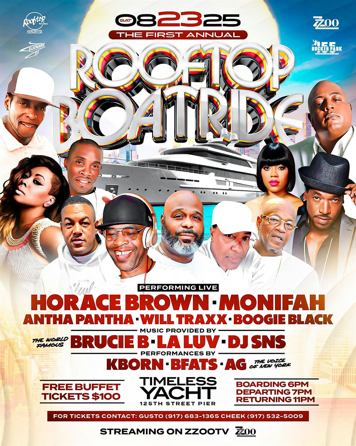 The First Annual Rooftop Boat Ride, 23 August | Event in New York | AllEvents