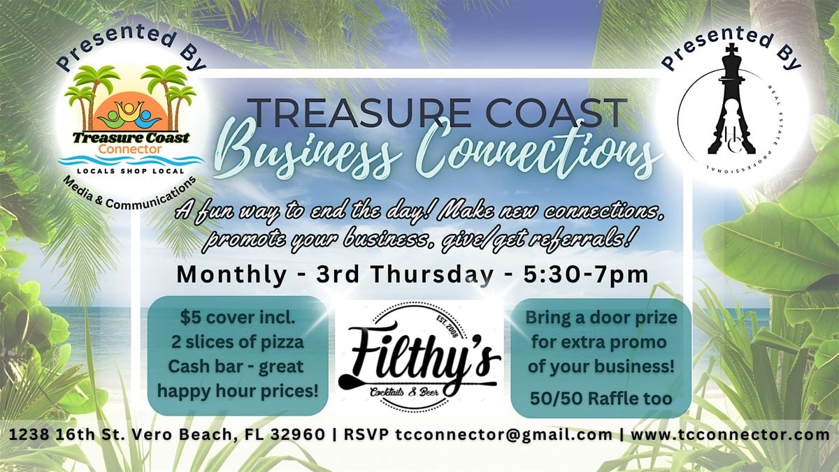 Treasure Coast Business Connections - B2B networking, 21 August | Event in Vero Beach | AllEvents