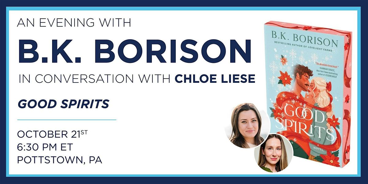 An Evening with B.K. Borison, 21 October | Event in Pottstown | AllEvents