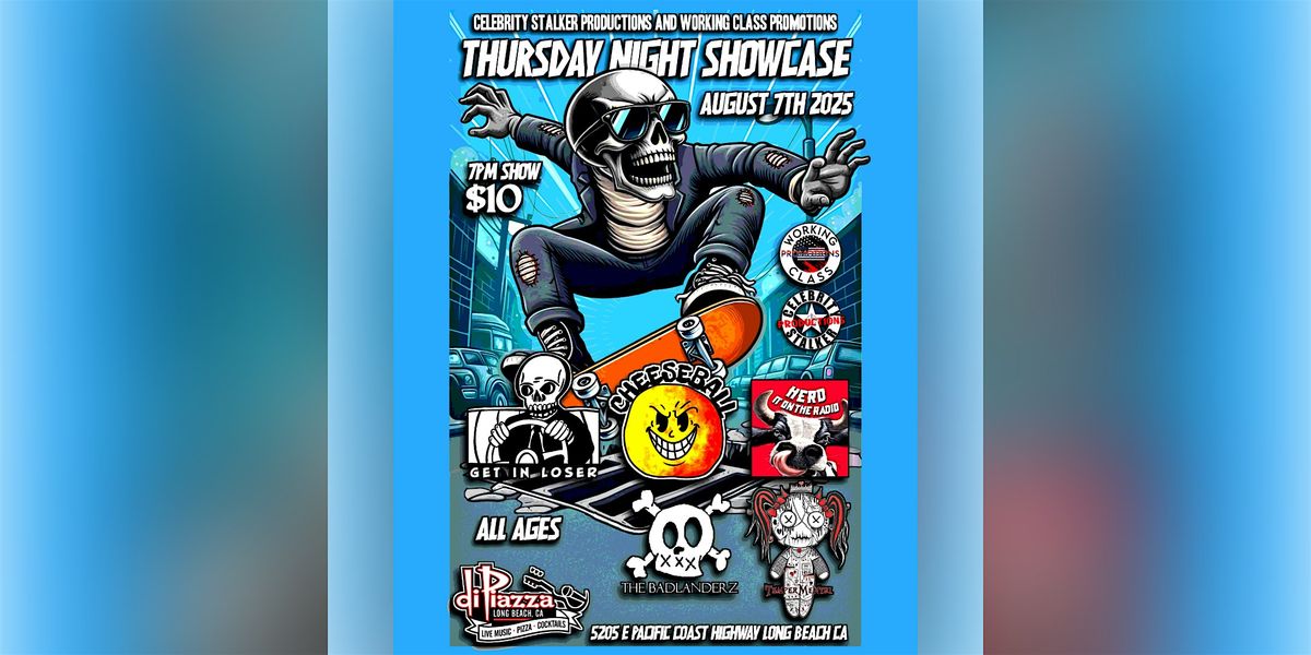 Get in Loser, Cheeseball, Herd It On The Road, TheBadlanderz, Temper Mental, 7 August | Event in Long Beach