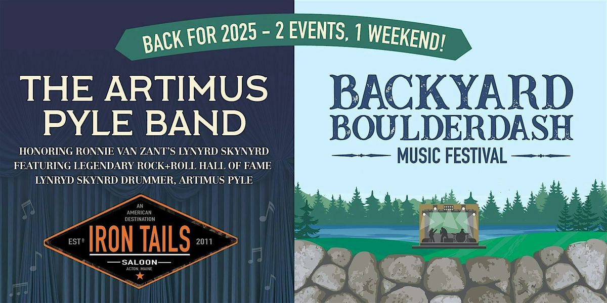 Artimus Pyle Band at Iron Tails Saloon/Backyard Boulderdash Music Festival, 1 August | Event in Acton | AllEvents