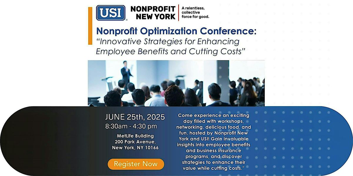 Nonprofit Optimization Conference, 25 June | Event in New York | AllEvents