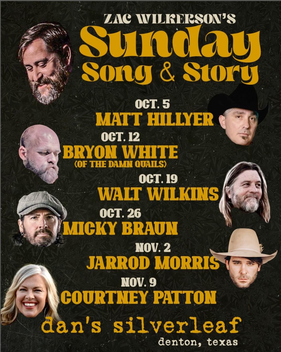 Zac Wilkerson's Sunday Song & Story ft. Jarrod Morris in Denton, 2 November | Event in Denton | AllEvents