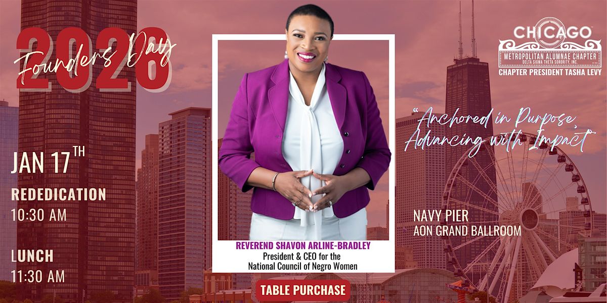 CMAC Founders Day 2026 - For Table Purchases Only, 17 January | Event in Chicago | AllEvents