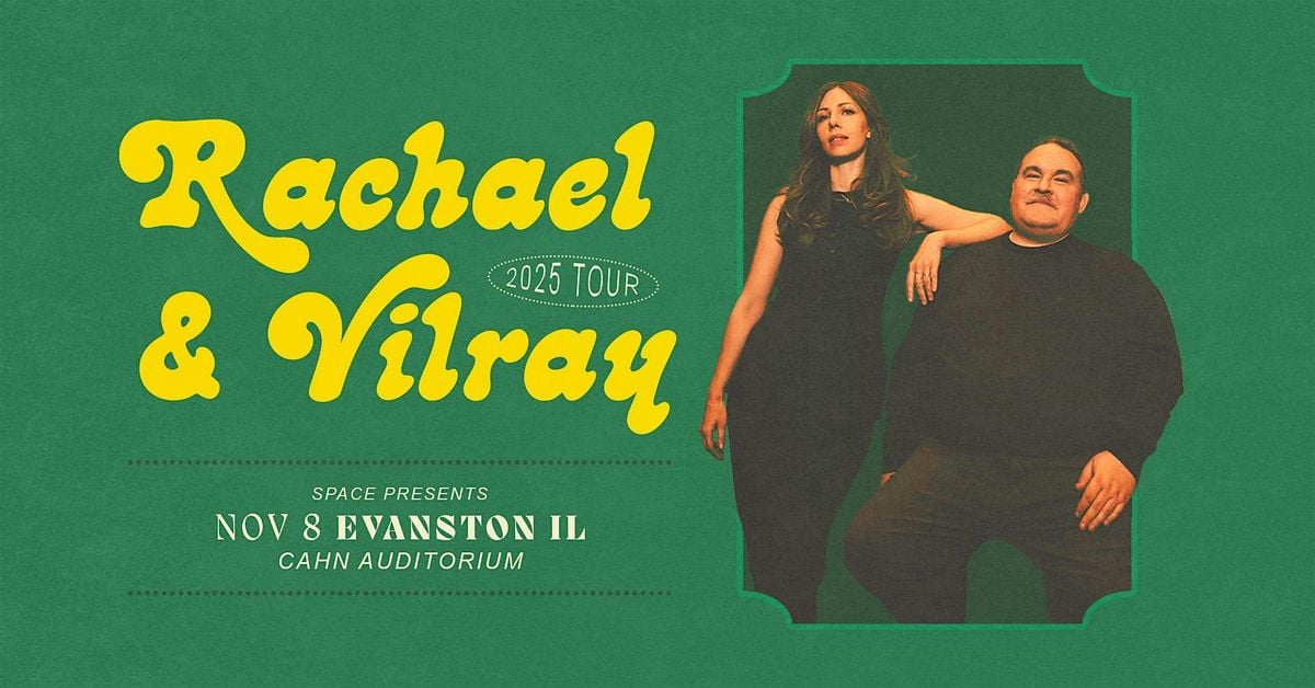 Rachael & Vilray, 8 November | Event in Evanston | AllEvents