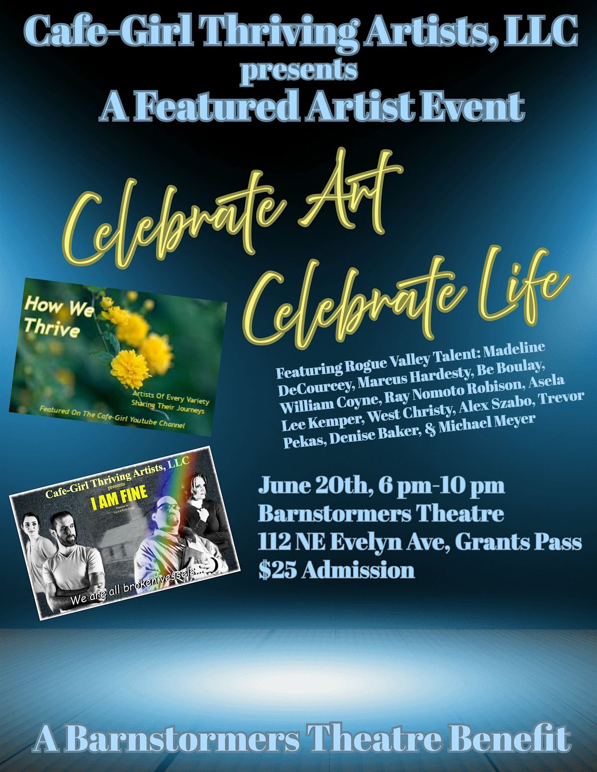Celebrate Art, Celebrate Life, 20 June | Event in Grants Pass | AllEvents