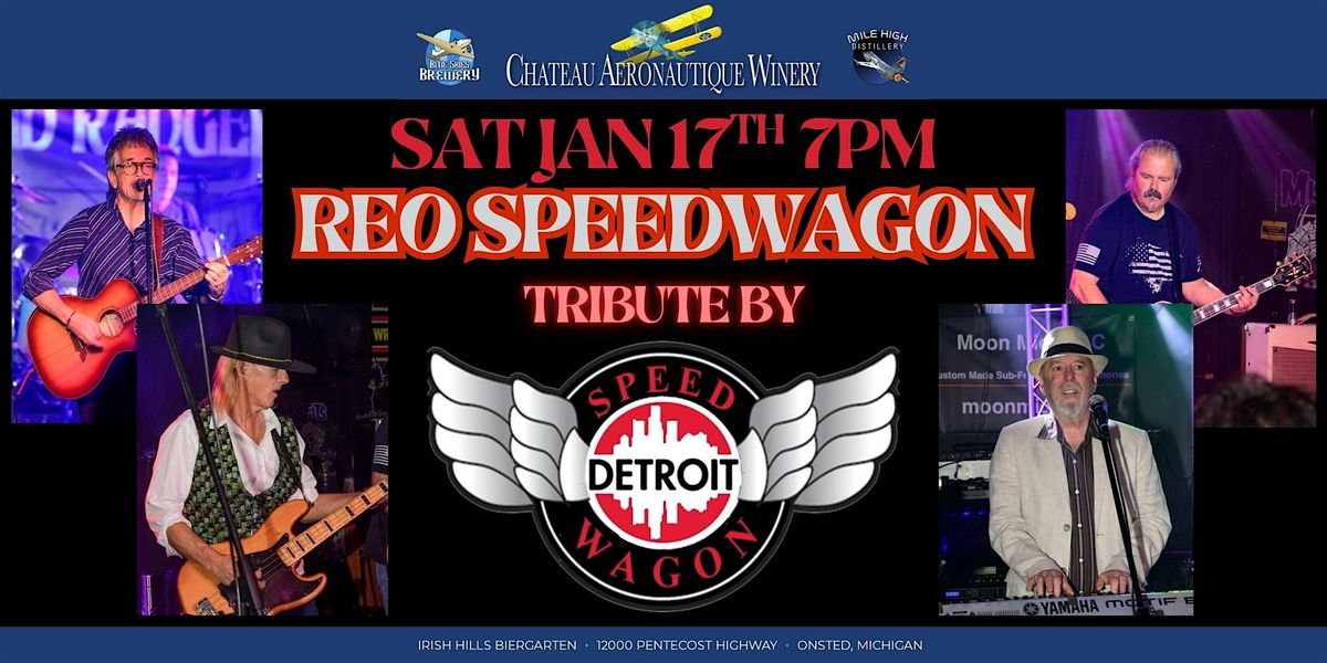 REO Speedwagon Tribute by Detroit Speedwagon, 17 January | Event in Onsted | AllEvents