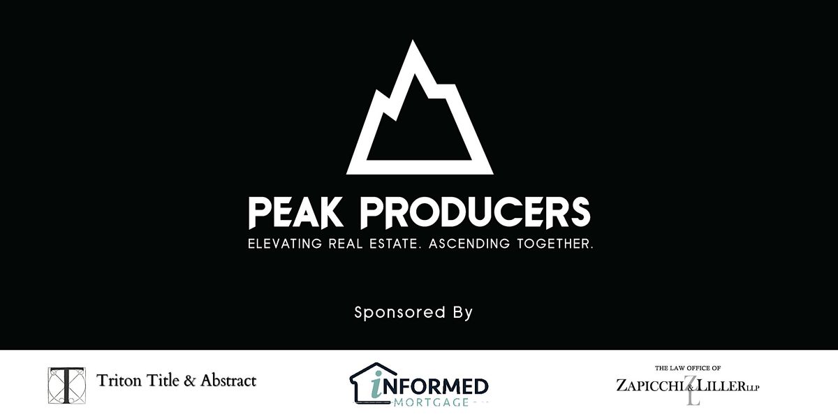 Peak Producers Mastermind Wednesday, September 10, 2025, 10 September | Event in Eatontown | AllEvents