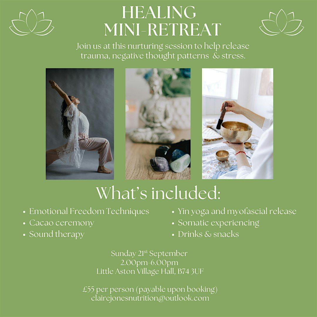 Healing retreat 21st September, 21 September | Event in Sutton Coldfield | AllEvents