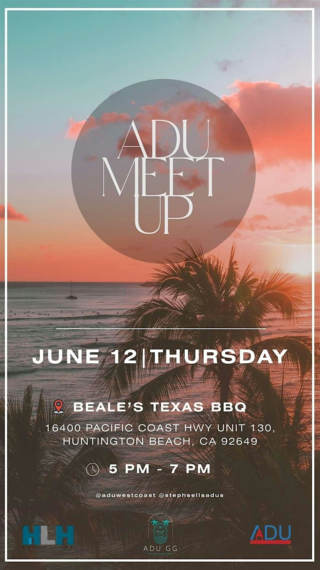 ADU MEETUP | Build, Connect & Learn!, 12 June | Event in Huntington Beach | AllEvents