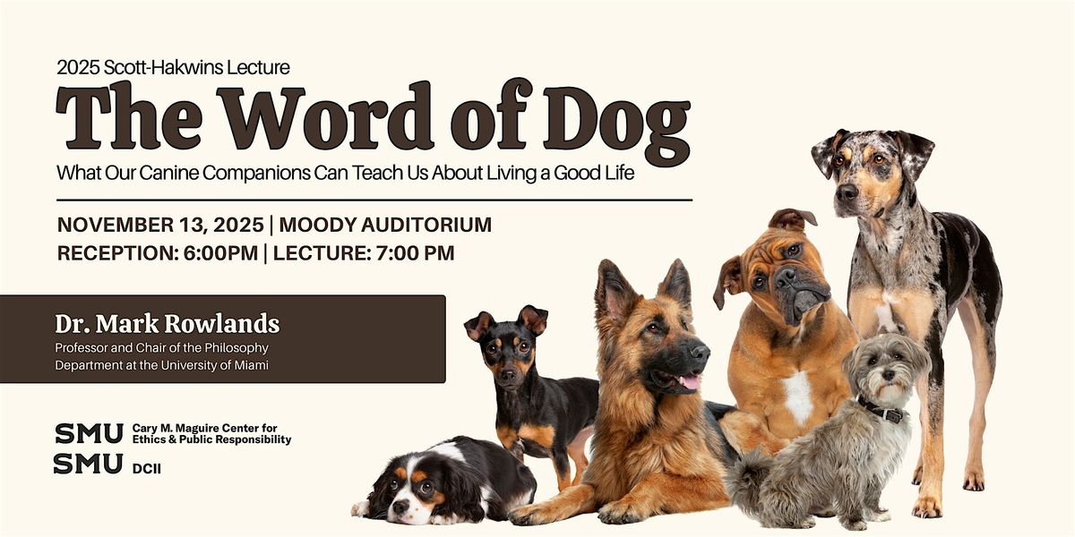 2025 Scott-Hawkins Lecture, 13 November | Event in Dallas | AllEvents
