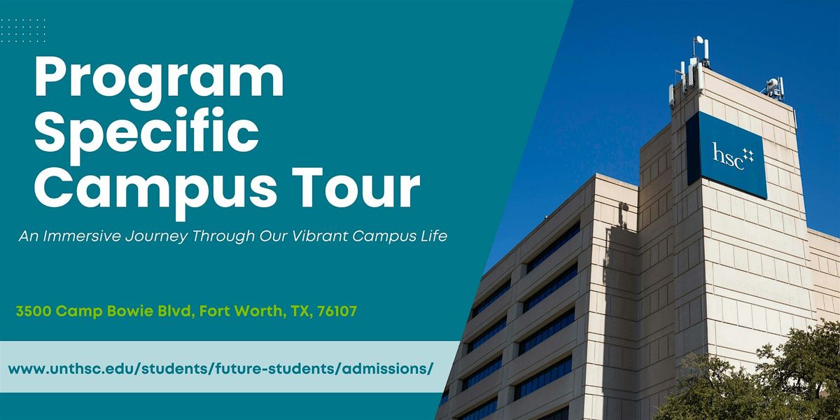 UNT Health Science Center Program Specific Tour, 16 May | Event in Fort Worth | AllEvents
