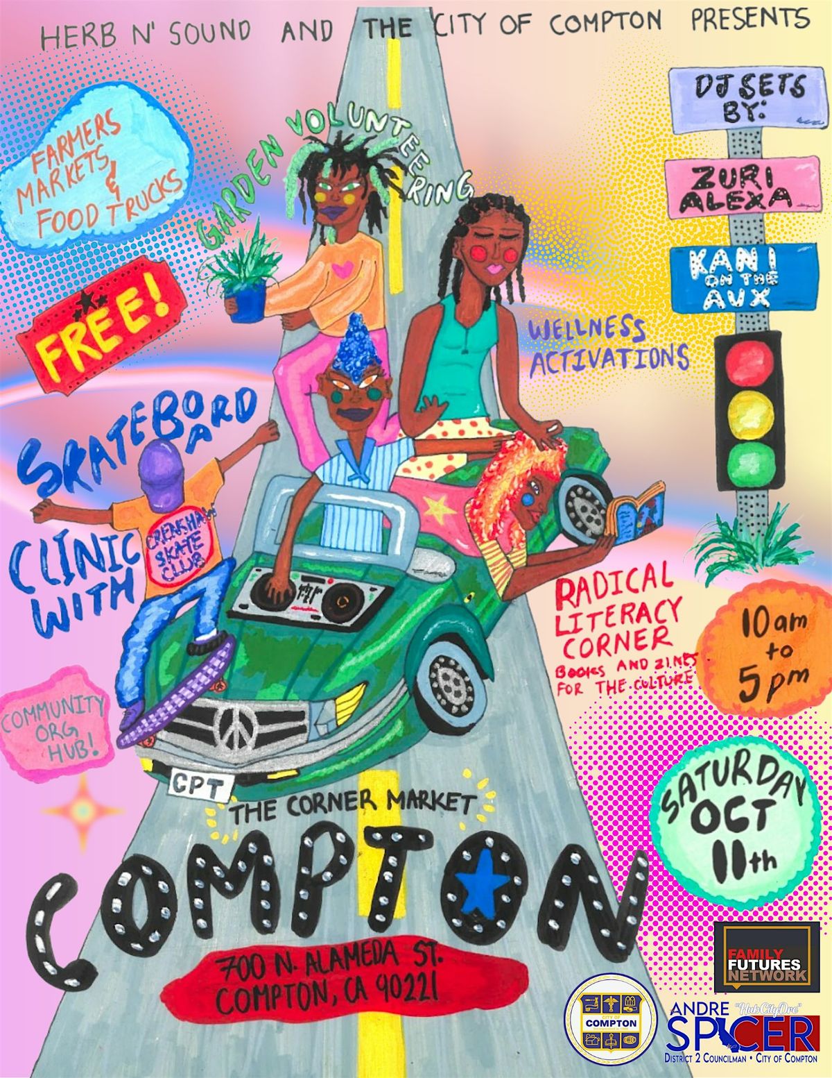 Herb N' Sound x City of Compton Presents... THE CORNER MARKET: COMPTON!, 11 October | Event in Compton | AllEvents