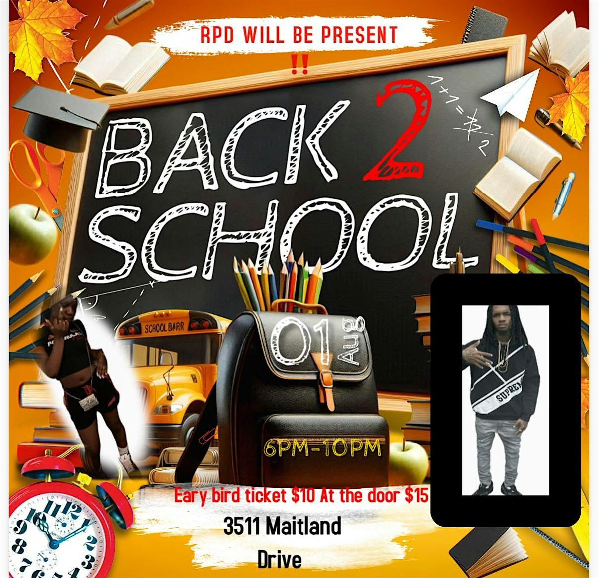 Back to school bash, 1 August | Event in Raleigh | AllEvents