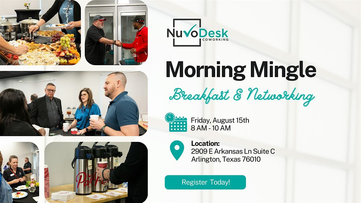 Morning Mingle - Business Networking, 15 August | Event in Arlington | AllEvents