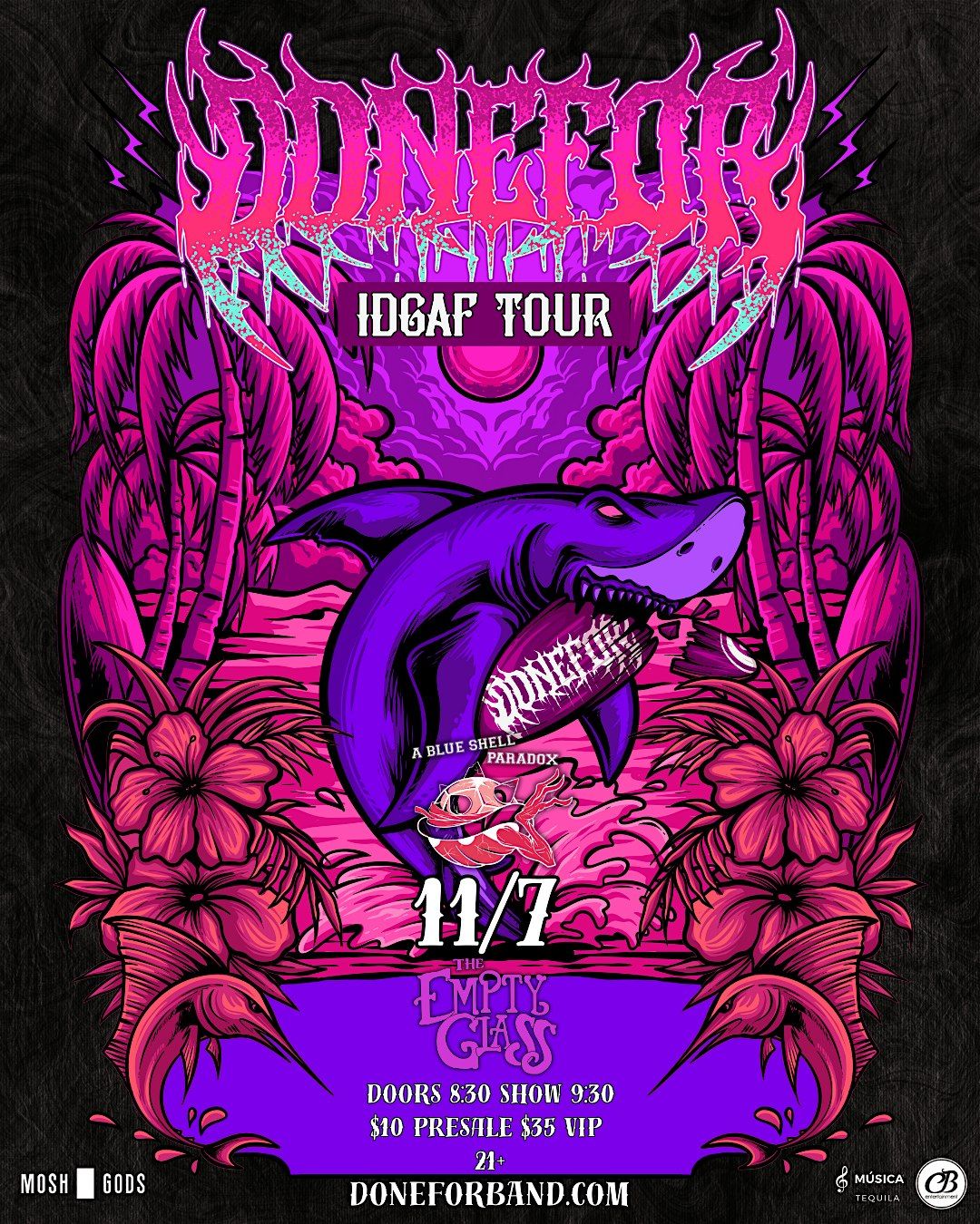 DONEFOR-THE IDGAF FALL TOUR, 7 November | Event in Charleston | AllEvents