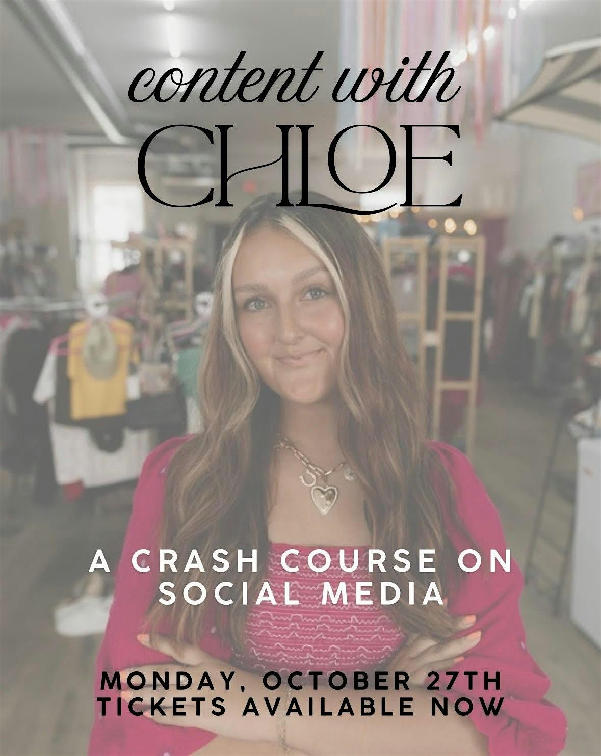 Content with Chloe, 27 October | Event in Franklin | AllEvents
