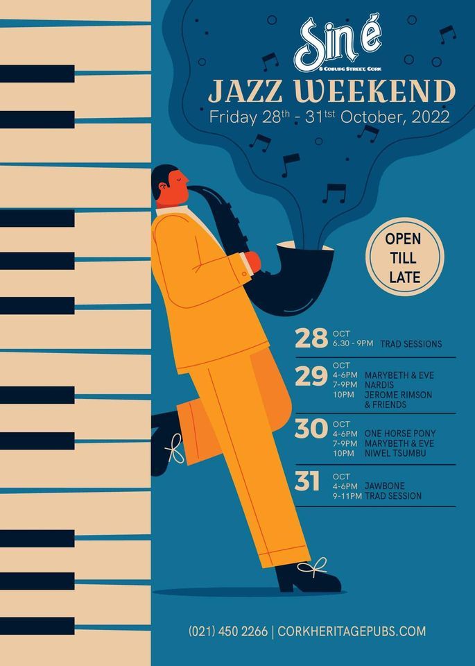 Cork Jazz 2022 at Sin E, Sin É, Cork, October 28 to October 31