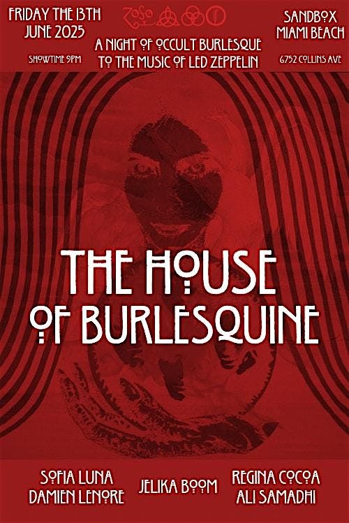 The House of Burlesquine, 13 June | Event in Miami Beach | AllEvents