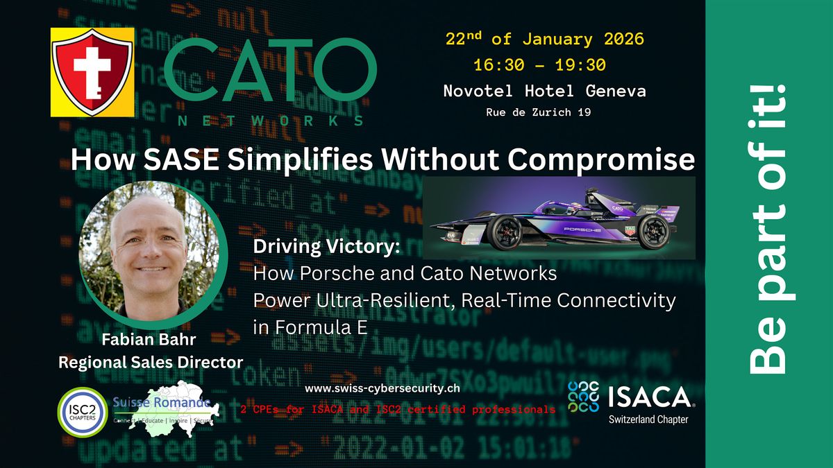 How SASE Simplifies Without Compromise, 22 January | Event in Genève | AllEvents