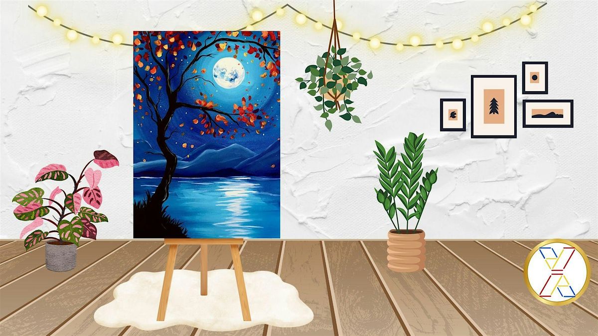 Paint Night : “Full Moon Magic“, 5 October | Event in Carbondale | AllEvents