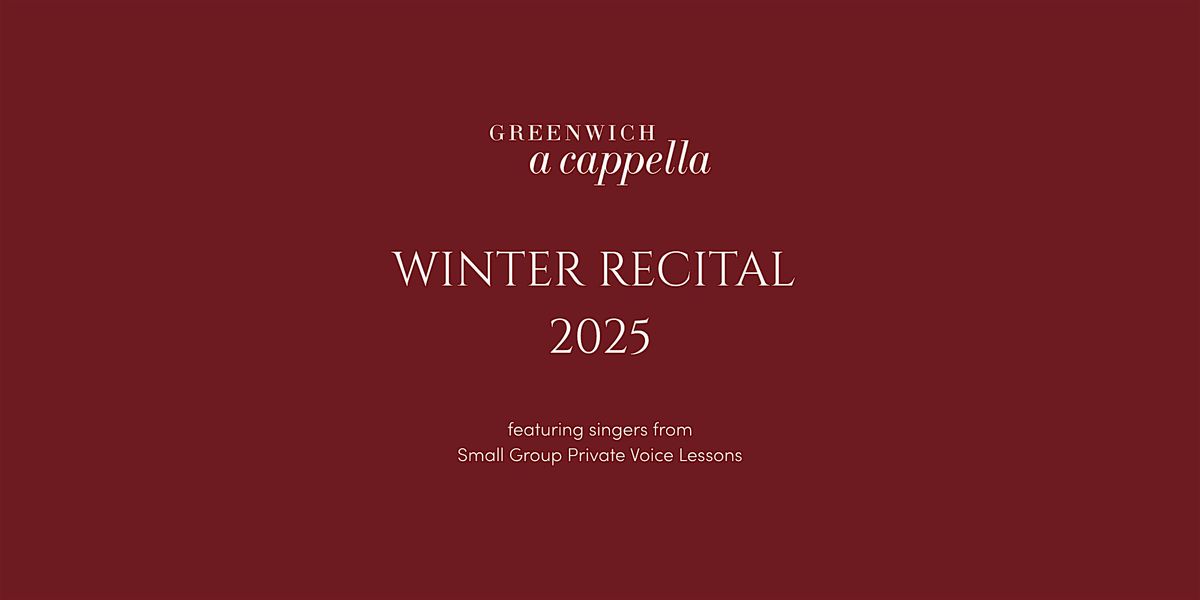 Winter Recital 2025 Featuring Enrichment Class Singers, 2 December | Event in Greenwich | AllEvents