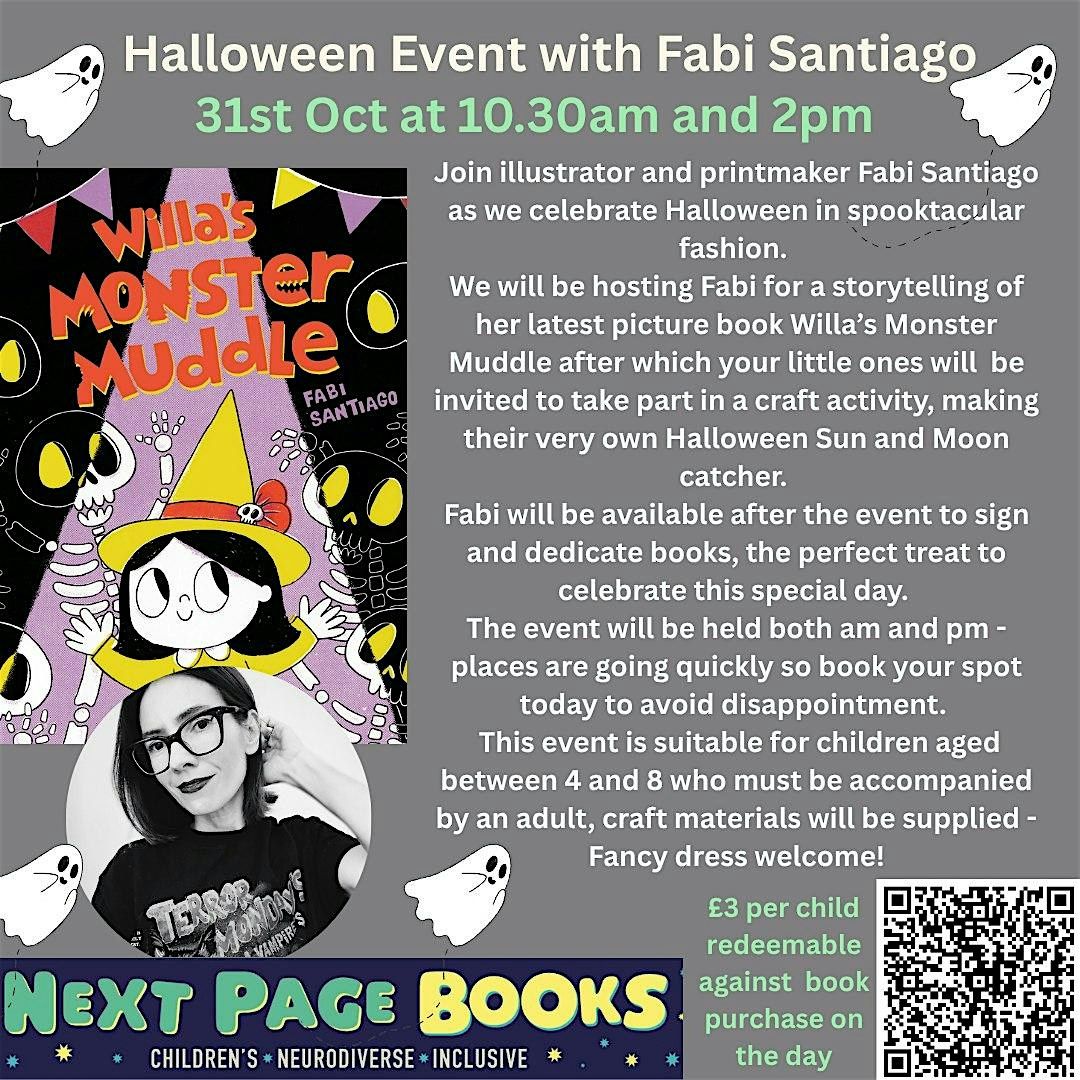 Halloween Event with Fabi Santiago 10.30am 31st October 2025, 31 October | Event in Hitchin | AllEvents