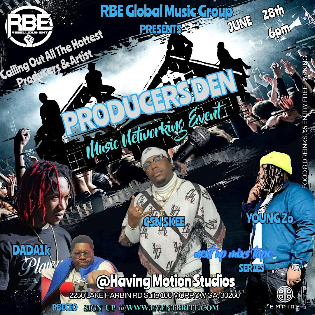 The Producers Den, 28 June | Event in Morrow | AllEvents