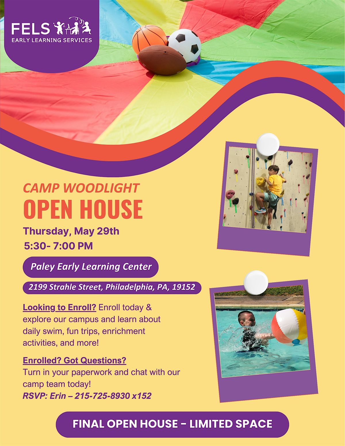 Camp Woodlight Final Open House, 29 May | Event in Philadelphia | AllEvents
