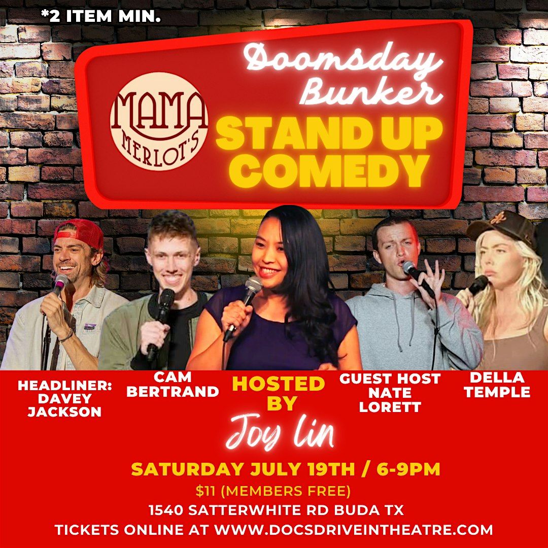 Doomsday Bunker Comedy at the Speakeasy, 19 July | Event in Buda | AllEvents