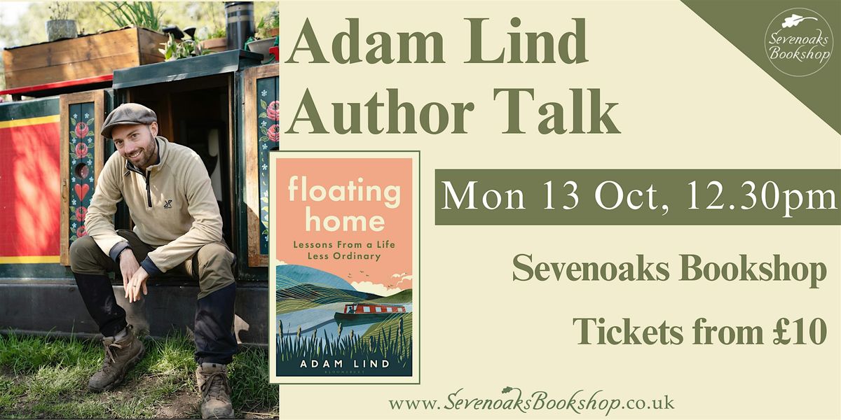 Adam Lind Author Talk, 13 October | Event in Sevenoaks | AllEvents