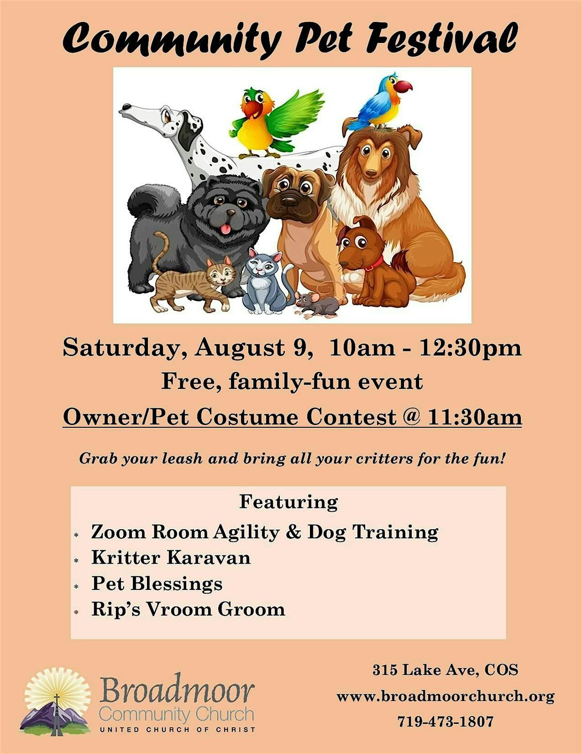 Community Pet Festival, 9 August | Event in Colorado Springs | AllEvents