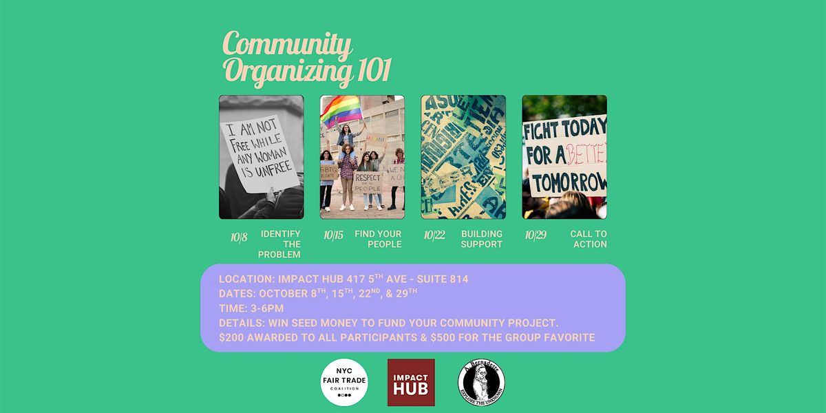 Community Organizing 101, 8 October | Event in New York | AllEvents