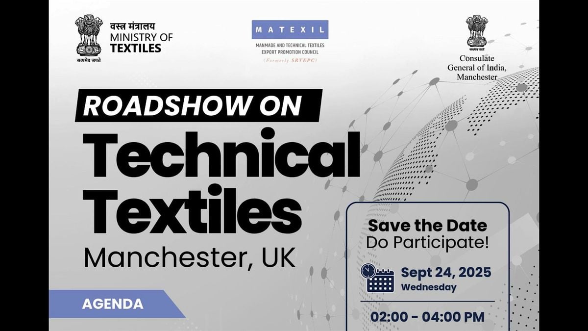 Roadshow on Technical Textiles, UK, 24 September | Event in Manchester | AllEvents