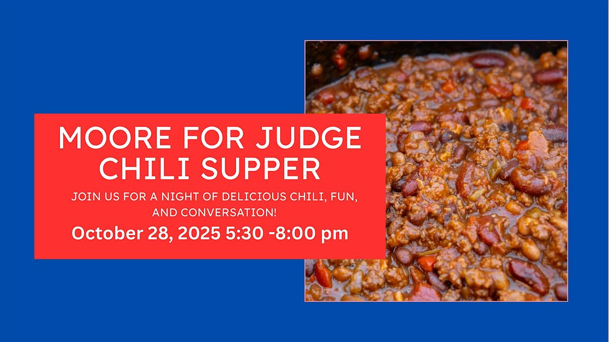 Moore for Judge Chili Supper, 28 October | Event in Gas City | AllEvents